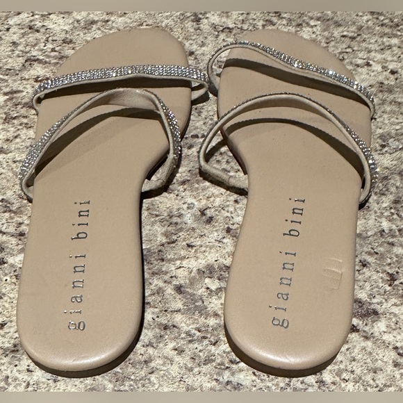 Gianni Bini tan sparkle sandals size 6.5 M new - Picture 3 of 5